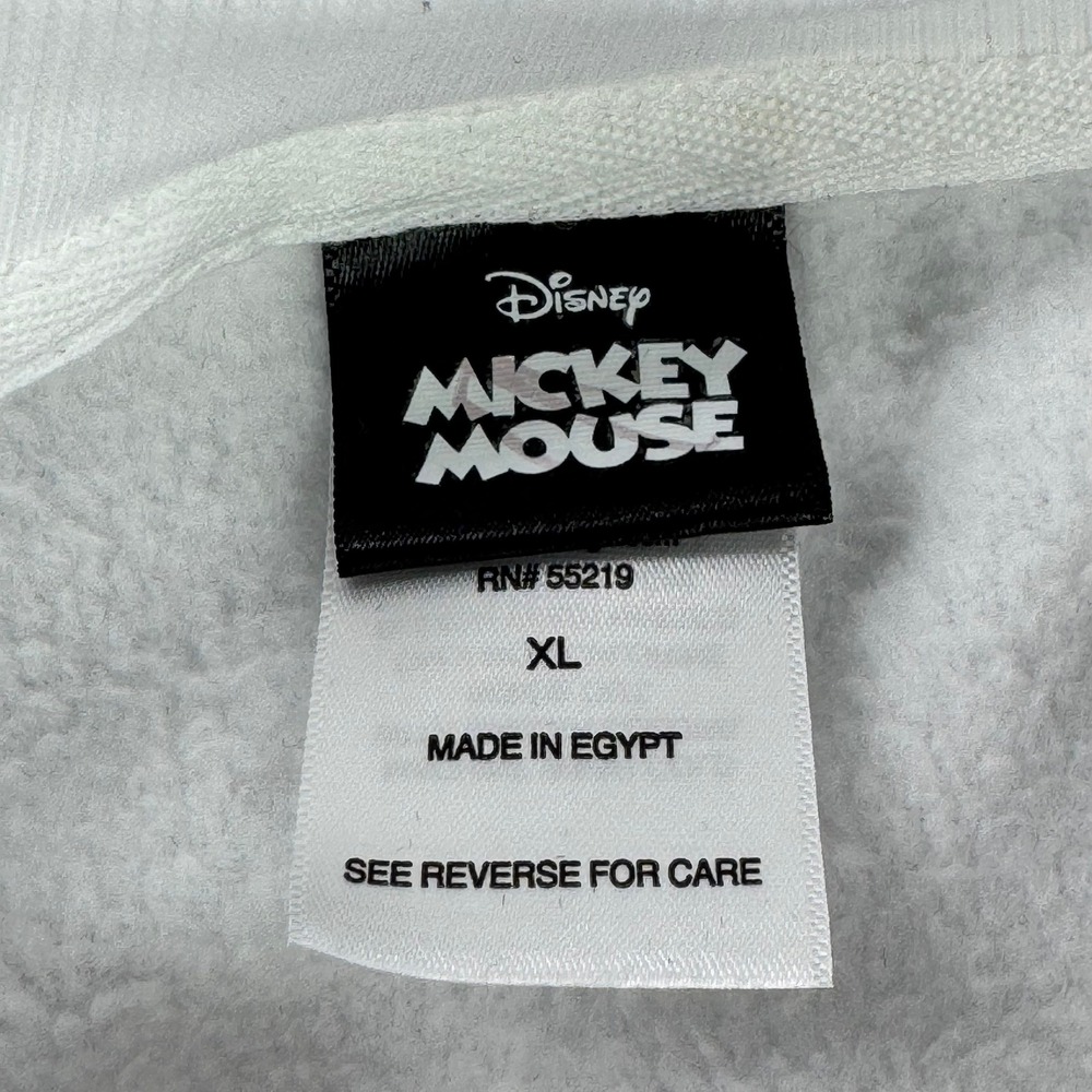 Disney Mickey‎ Mouse Cupid Cupid Graphic Sweatshirt White XL JT27331 Oversized - Picture 4 of 9